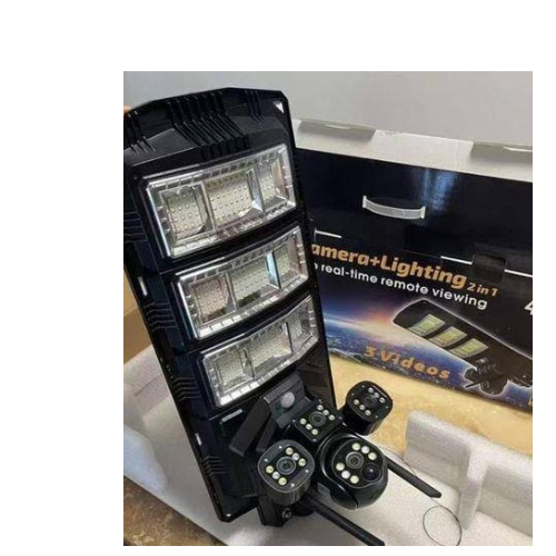 V380 4G Triple Lens Solar PTZ Camera with Floodlight
