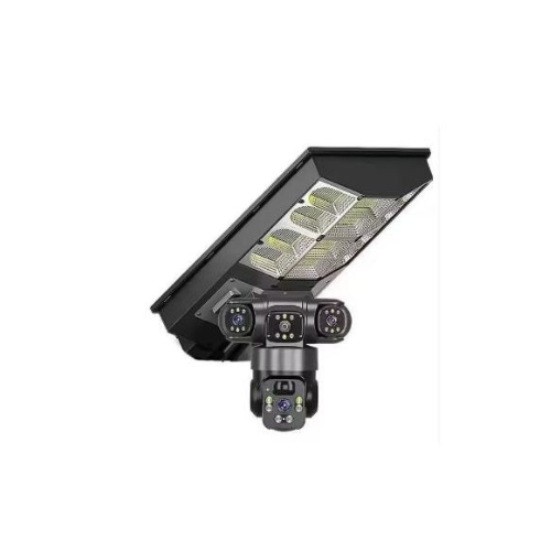 V380 Pro WiFi Triple Lens 4G Solar PTZ Camera with Floodlight