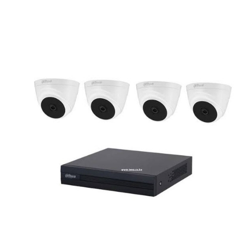 Dahua CCTV 4 Camera Set Full Kit